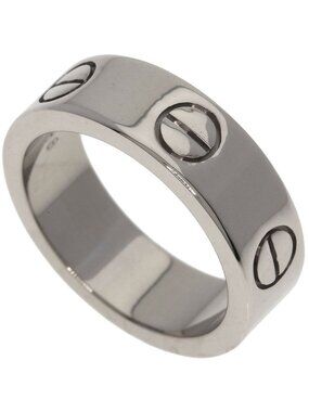 Cartier Love Ring 48 18k White Gold